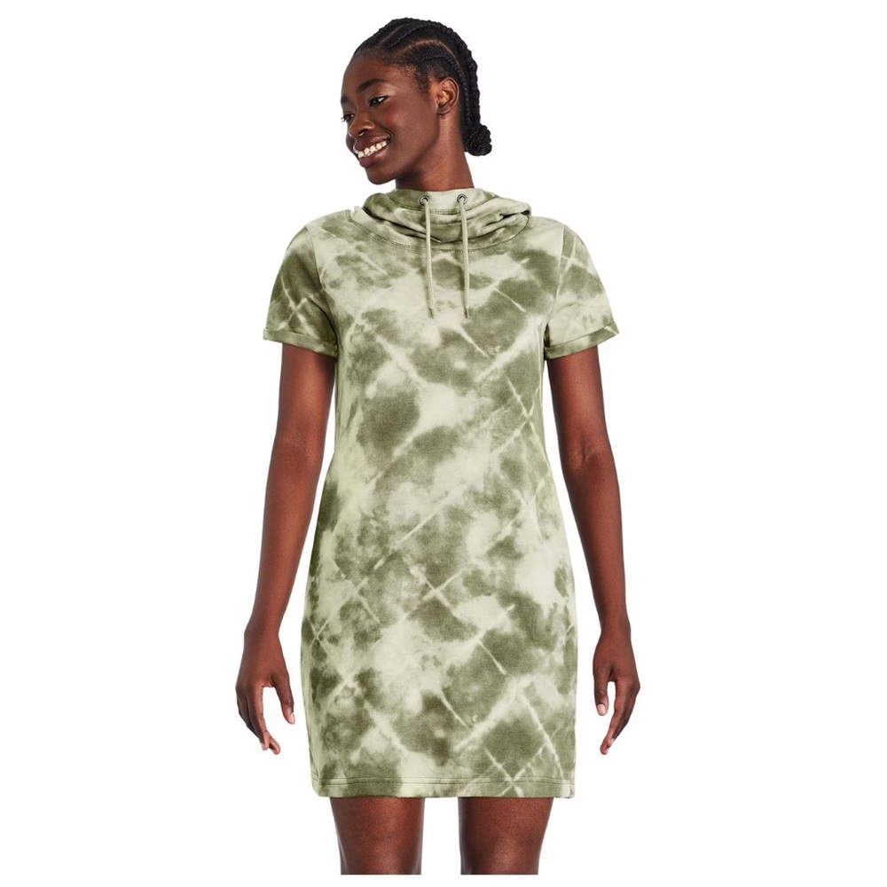 George HOODED CAMO SWEATER DRESS